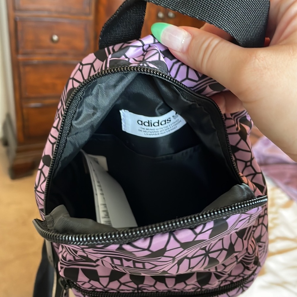 Adidas purple mini backpack - Picture 3 of 3